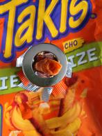 Een limited edition dubbele nacho cheese takis, Ophalen of Verzenden