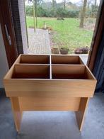 Houten platenbak of boekenvak in prima staat., Ophalen, Gebruikt, 50 tot 100 cm, Minder dan 100 cm