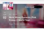 Official Platinum zitplaats Nicki Minaj 2 juni, Tickets en Kaartjes, Juni, Eén persoon