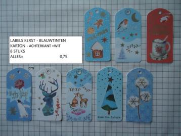 ⏰1,00 samen: kerstlabels + 2 sets plaatjes ( alleen verzend beschikbaar voor biedingen