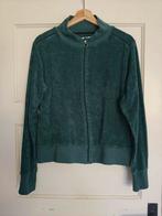 IEZ! badstof jacket vest donkergroen XL 40 42, Maat 42/44 (L), Ophalen of Verzenden, IEZ, Gedragen