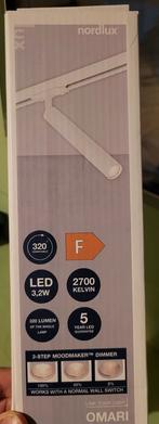 Nordlux Omari Wit - 3 Spots - Nieuw!, Huis en Inrichting, Lampen | Spots, Metaal of Aluminium, Nieuw, Ophalen of Verzenden, Modern