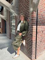 Soepele PU leren rok, Kleding | Dames, Rokken, Maat 42/44 (L), Ophalen of Verzenden, Zo goed als nieuw, Onder de knie