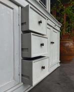 Chique franse vitrinekast | Klassieke oude buffetkast #2469, Niet ingevuld, Gebruikt, 200 cm of meer, Niet ingevuld