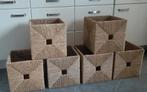6x KNIPSA manden voor ikea kallax Vakkenkast, Huis en Inrichting, Ophalen, Zo goed als nieuw, Rechthoekig, Riet