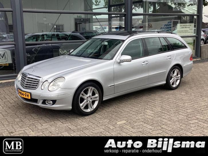 Mercedes E-klasse Estate 200 K. Elegance Automaat, schuifdak, Auto's, Mercedes-Benz, Bedrijf, Te koop, E-Klasse, ABS, Airbags