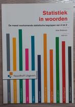 Statistiek in woorden - 9789001818586, Boeken, Studieboeken en Cursussen, Ophalen of Verzenden, Zo goed als nieuw, WO
