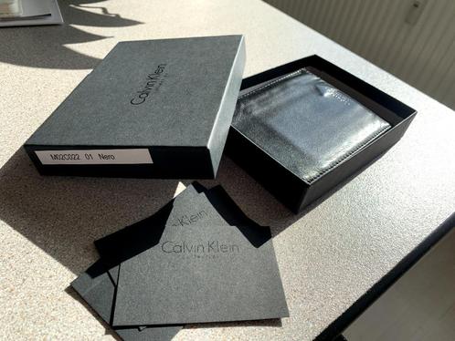 Calvin Klein Collection portemonnee, Sieraden, Tassen en Uiterlijk, Portemonnees, Gebruikt, Overige merken, Zwart, Leer, Ophalen of Verzenden