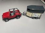 Bruder - jeep met paardentrail, Kinderen en Baby's, Speelgoed | Speelgoedvoertuigen, Ophalen, Gebruikt