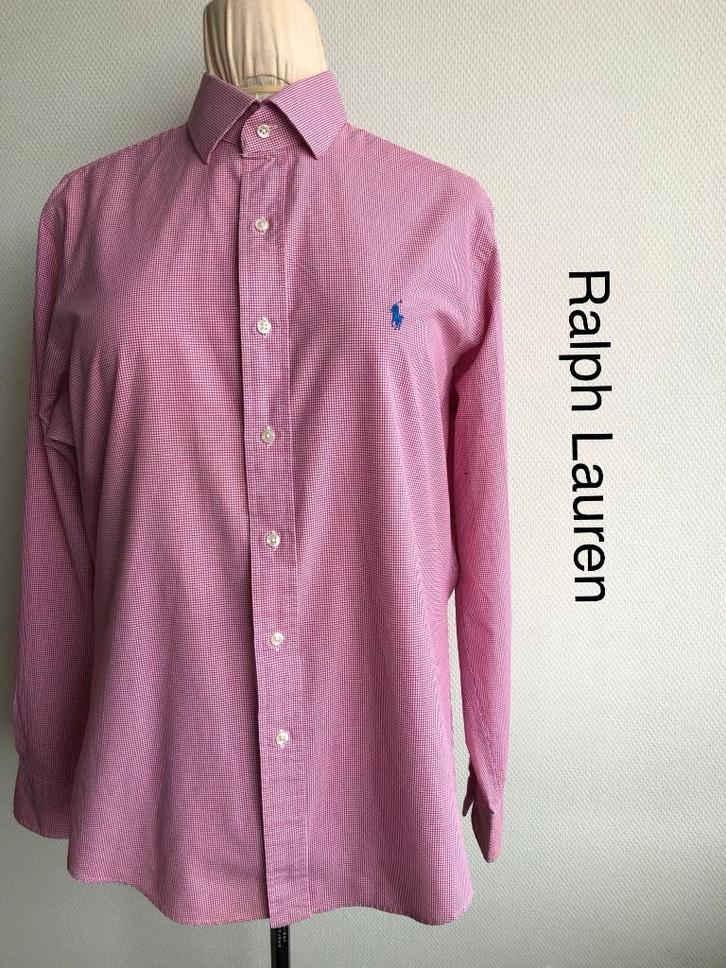 Ralph Lauren Overhemd  (mt: L) 5,2/5260, Kleding | Heren, Overhemden, Zo goed als nieuw, Halswijdte 41/42 (L), Blauw, Ophalen of Verzenden
