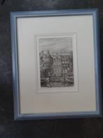 ets Anne Frankhuis Prinsengracht, Bart Reindersma 41-350, Antiek en Kunst, Kunst | Etsen en Gravures, Verzenden