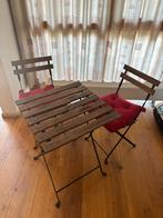 Ikea TÄRNÖ tuintafel + 2 stoelen, Ophalen, Gebruikt, Vierkant, Hout