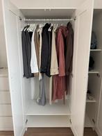 Witte houten kledingkast, Huis en Inrichting, Kasten | Kledingkasten, Ophalen, 100 tot 150 cm, Zo goed als nieuw, 150 tot 200 cm