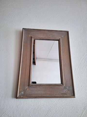  Spiegel white wash 40 x 30 cm beschikbaar voor biedingen