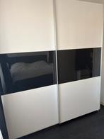 Schuifdeurkast wit 204x200x60 cm tegen elk aannemelijk bod, Ophalen, Gebruikt, 200 cm of meer, 200 cm of meer