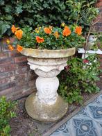 Betonnen bloembak., Ophalen of Verzenden, Gebruikt, Rond, Minder dan 30 cm