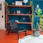 Minotti Johns boekenkast notenhout, Ophalen, Gebruikt, 25 tot 50 cm, 50 tot 100 cm