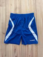 Blauw sportbroekje van Hummel maat 152, Gebruikt, Jongen of Meisje, Sport- of Zwemkleding, Ophalen of Verzenden