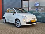Fiat 500 1.2 AUTOMAAT/PANORAMADAK/AIRCO/TOUCHSCREEN/DAGRIJVE, Auto's, Stof, 1242 cc, 4 cilinders, Wit