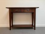 Massief mahonie sidetable, Huis en Inrichting, Tafels | Sidetables, Ophalen, 100 tot 150 cm, Zo goed als nieuw, Overige houtsoorten
