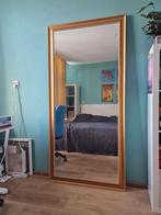 Grote gouden houten spiegel 93x193, Huis en Inrichting, Woonaccessoires | Spiegels, Ophalen, Zo goed als nieuw, 75 tot 100 cm