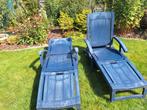 2 ligbedden, Tuin en Terras, Ligbedden, Ophalen of Verzenden, Gebruikt