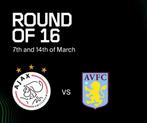 Ajax Aston Villa 2x vak 418 onderaan naast elkaar, Tickets en Kaartjes, Sport | Voetbal, Twee personen