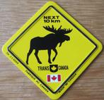 koelkast magneet uit Canada met eland - verkeersbord, Huis en Inrichting, Verzenden, Nieuw