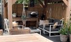 Moderne loungeset intratuin wit antraciet zo goed als nieuw!, Tuin en Terras, Tuinsets en Loungesets, Ophalen, Zo goed als nieuw