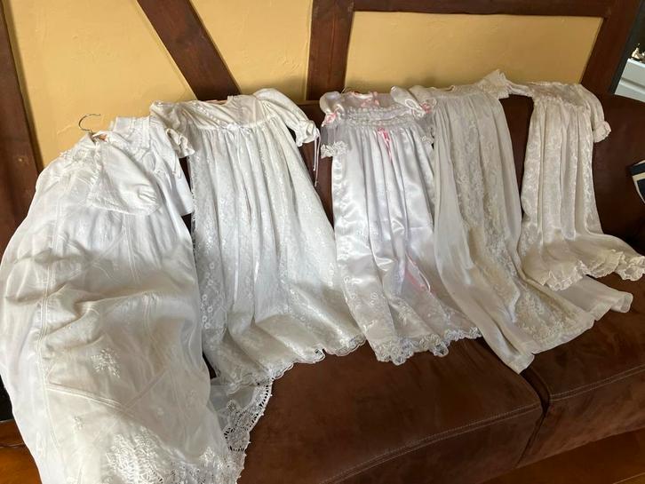 Vintage Doopjurken Collectie 15 stuks, Kinderen en Baby's, Babykleding | Overige, Gebruikt, Jongetje of Meisje, Ophalen of Verzenden