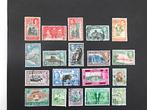 Ceylon / UK kolonie : Lot van 19 postzegels  (1935-1953), Verzenden, Gestempeld