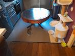 Ronde Engelse Antieke Koffie Tafel, Huis en Inrichting, Ophalen, Gebruikt, Overige materialen, 100 tot 150 cm