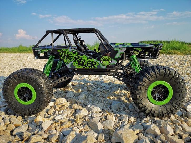 RC Rock Crawler 4WD Monster Truck 2,4 Ghz 48cm, Hobby en Vrije tijd, Modelbouw | Radiografisch | Auto's, Nieuw, Auto offroad, Elektro