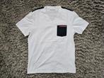 Prada T-Shirt Wit met Borstzakje maat S, Verzenden, Wit, Nieuw, Prada