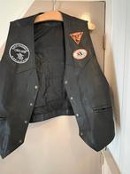 Leren motor hesje, Motoren, Kleding | Motorkleding, Ophalen of Verzenden, Tweedehands