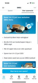 Smeg 2 volle spaarkaarten, Twee personen, Overige typen
