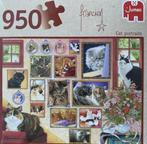950 stukjes Francien - Cat portraits, Ophalen of Verzenden, 500 t/m 1500 stukjes, Gebruikt, Legpuzzel