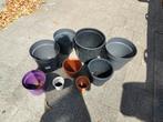 Bloempotten, Overige materialen, Gebruikt, Rond, Ophalen of Verzenden