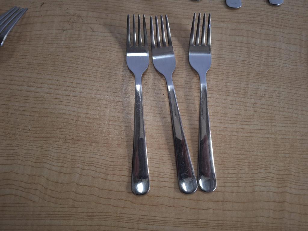 vorken, Ophalen of Verzenden, Zo goed als nieuw, Rvs of Chroom, Los bestek