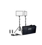 Ledgo LG-E268CII Bi-Color 2 LED Light Kit, Ophalen, Zo goed als nieuw, Lamp of Flitsset