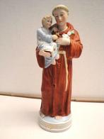 antiek beeld sint antonius porselein, Ophalen of Verzenden