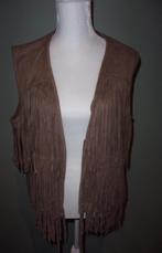 MS mode gilet 48 westernlook countrylook bruin, Bruin, Maat 46/48 (XL) of groter, Ophalen of Verzenden, Zo goed als nieuw