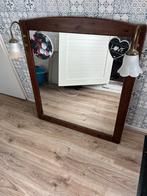 Retro Spiegel met Kaplampjes, Huis en Inrichting, Woonaccessoires | Spiegels, Gebruikt, 100 tot 150 cm, Ophalen of Verzenden, 75 tot 100 cm