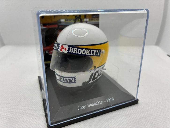 69841: Helm - F1 - Jody Scheckter - Ferrari - 1979 - Spark, Hobby en Vrije tijd, Modelauto's | 1:5 tot 1:12, Nieuw, Overige typen