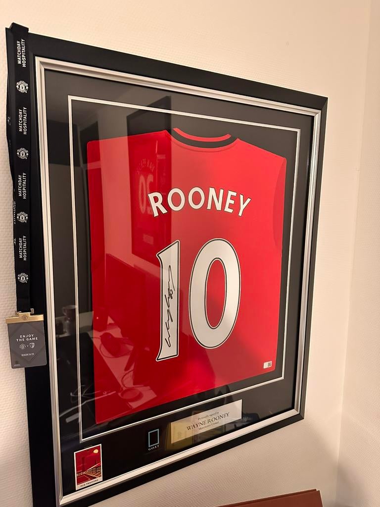Rooney gesigneerd shirt, Ophalen, Nieuw, Buitenlandse clubs, Shirt