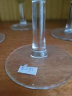 4 vintage geslepen wijnglazen, Verzamelen, Heikant 21 Kaatsheuvel, Overige typen, Belle Vieille Brocante, Ophalen of Verzenden