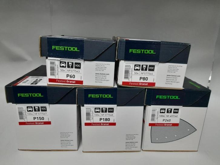 Festool Delta & 80x133 schuurpapier, Doe-het-zelf en Verbouw, Gereedschap | Schuurmachines, Nieuw, Vlakschuurmachine, Minder dan 600 watt