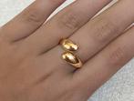 Gouden ring met leuk detail, NIEUW, Sieraden, Tassen en Uiterlijk, Ringen, Overige materialen, Nieuw, Ophalen of Verzenden, Dame