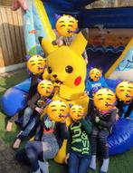 Mooie Pikachu Pokemon mascotte met acteur op je feestje?, Ophalen of Verzenden, Nieuw