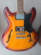 Harley Benton VT Series Semi-Hollow Gitaar – Sunburst, Muziek en Instrumenten, Snaarinstrumenten | Gitaren | Elektrisch, Ophalen